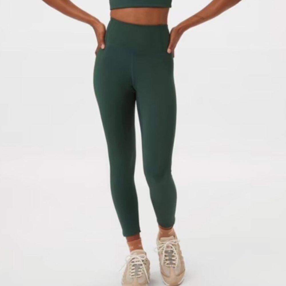 NEW Girlfriend Collective Moss Green High-Waisted Compression Leggings